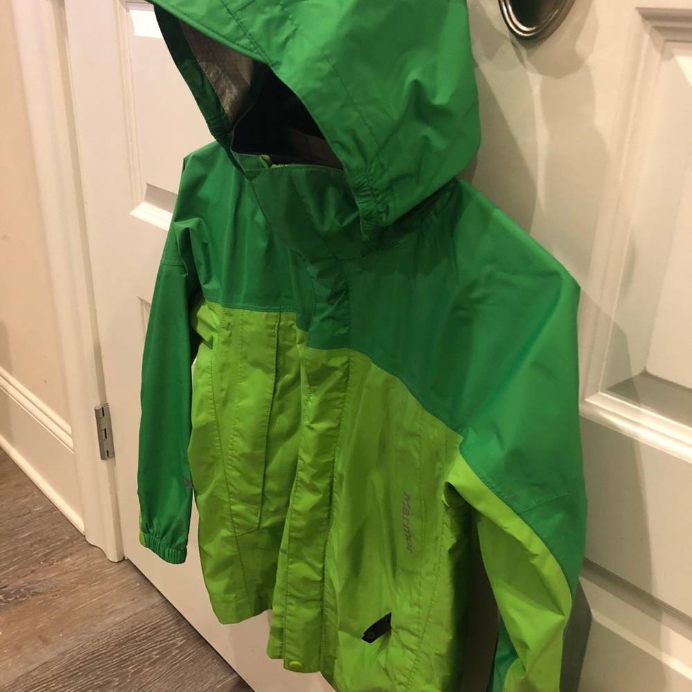 Boys Marmot Hooded Rain Jacket